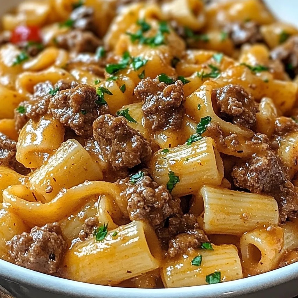 <p>One-Pot Creamy Beef & Garlic Butter Pasta: An Incredible Ultimate Recipe</p>