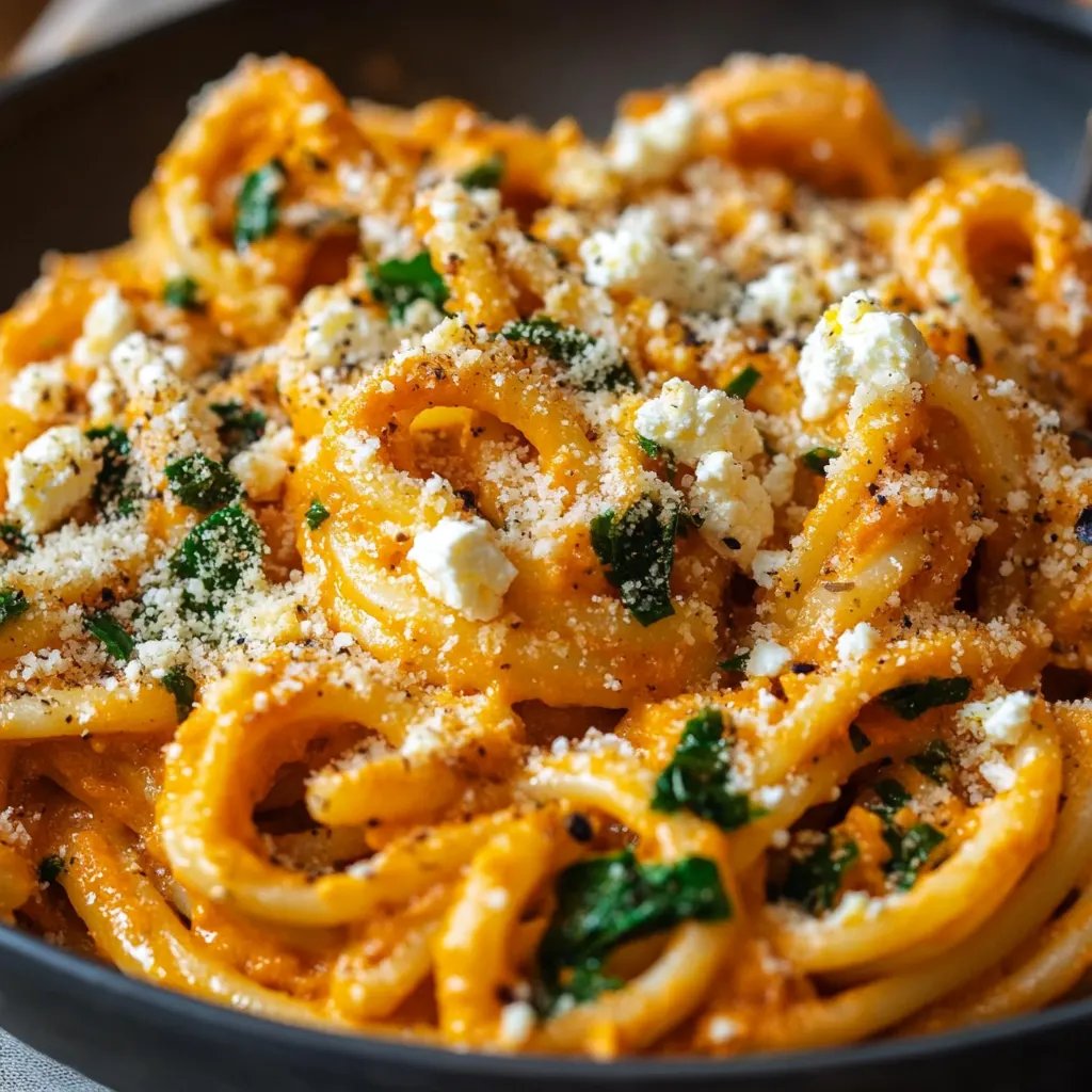 Pumpkin Pasta w/ Feta: An Amazing Ultimate Recipe You Must Try