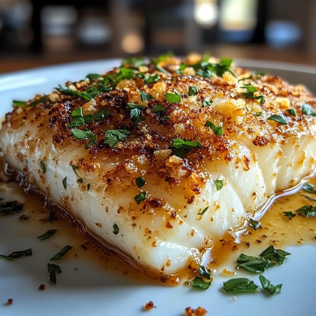 Garlic Parmesan Crusted Halibut: An Amazing Ultimate Recipe