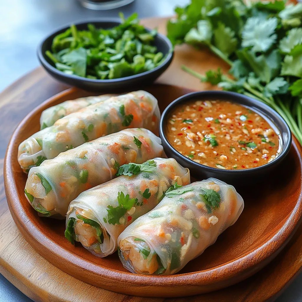 Thai Spring Rolls with Peanut Sauce: An Amazing Ultimate Recipe