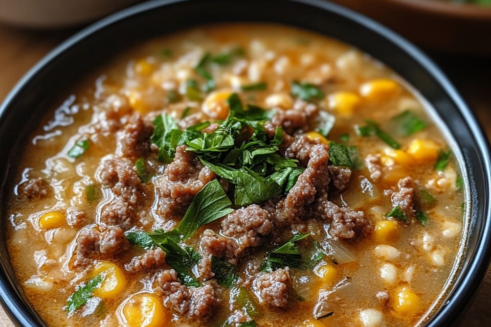 Keto Cheeseburger Soup: An Amazing Ultimate Low-Carb Delight