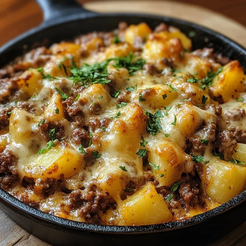 Cheesy Ground Beef & Potatoes: An Incredible Ultimate Recipe