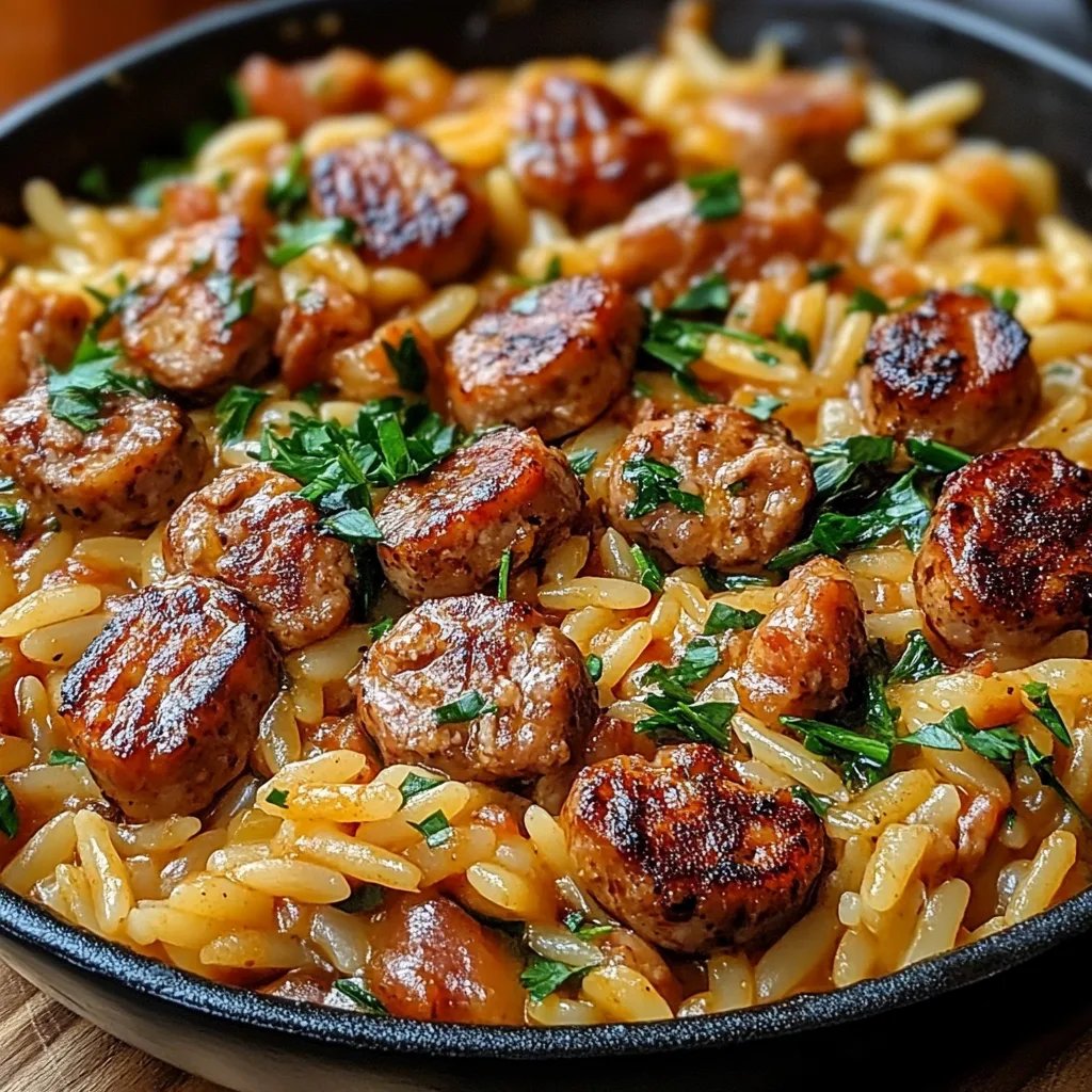 Creamy Chicken Sausage Orzo: An Incredible Ultimate Recipe