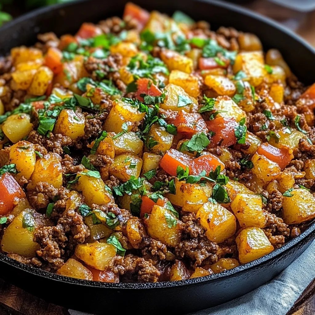 Mexican Ground Beef & Potato Skillet: An Amazing Ultimate Recipe
