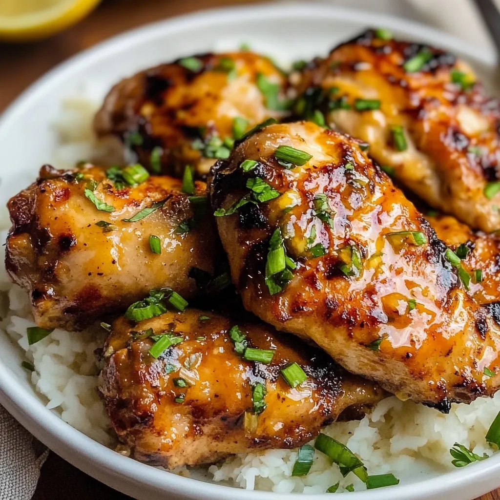 Skillet Bang Bang Chicken Thighs