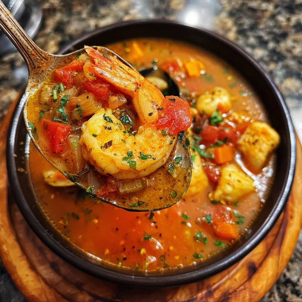 Seafood Bouillabaisse French Stew