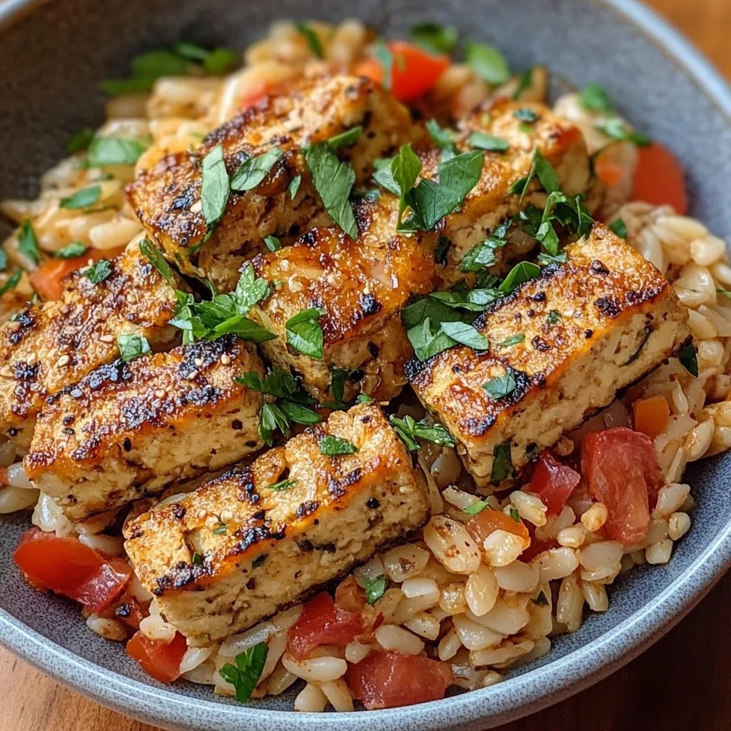Creamy Tomato Orzo w/ Crispy Tofu Cutlets: An Incredible Ultimate Recipe