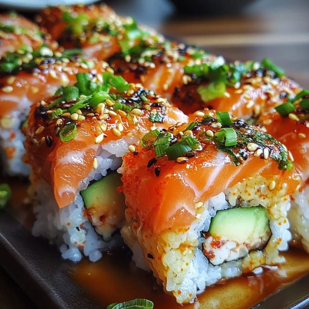 Spicy Salmon Sushi Bake