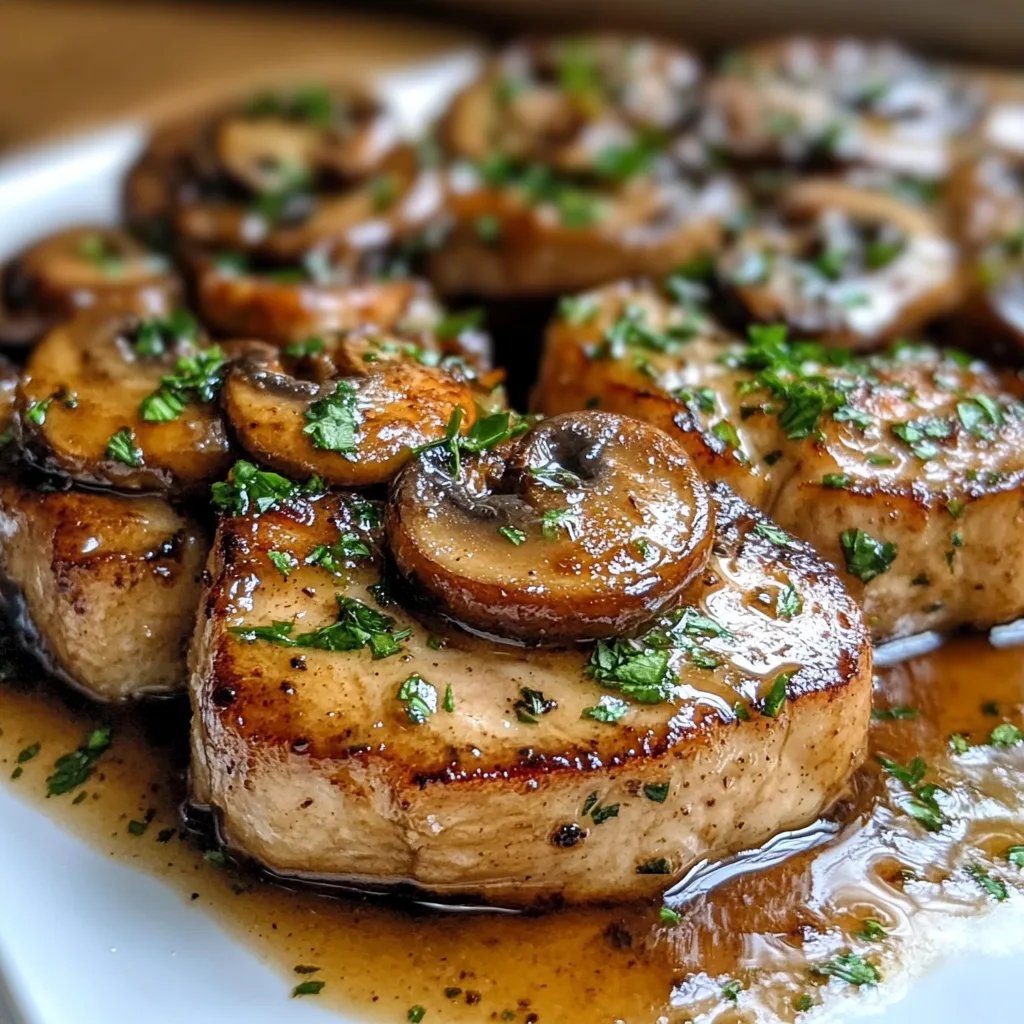 Garlic Butter Mushroom Pork Chops: An Incredible Secret Recipe for 6