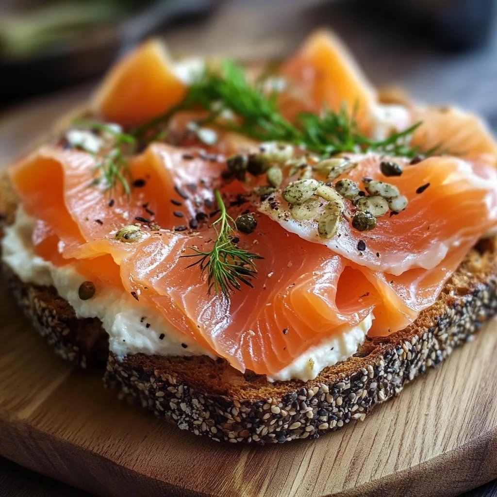 Smoked Salmon on Rye