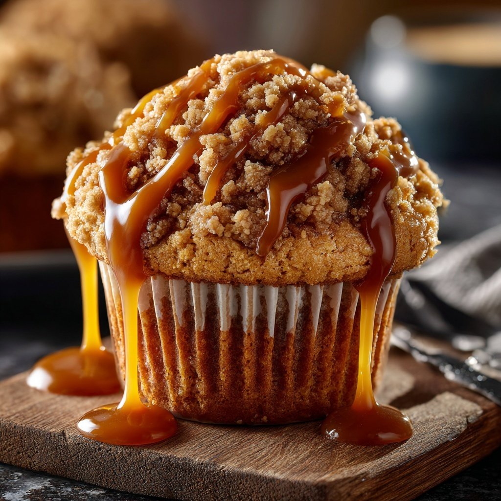 Caramel Apple Cupcake Crumble