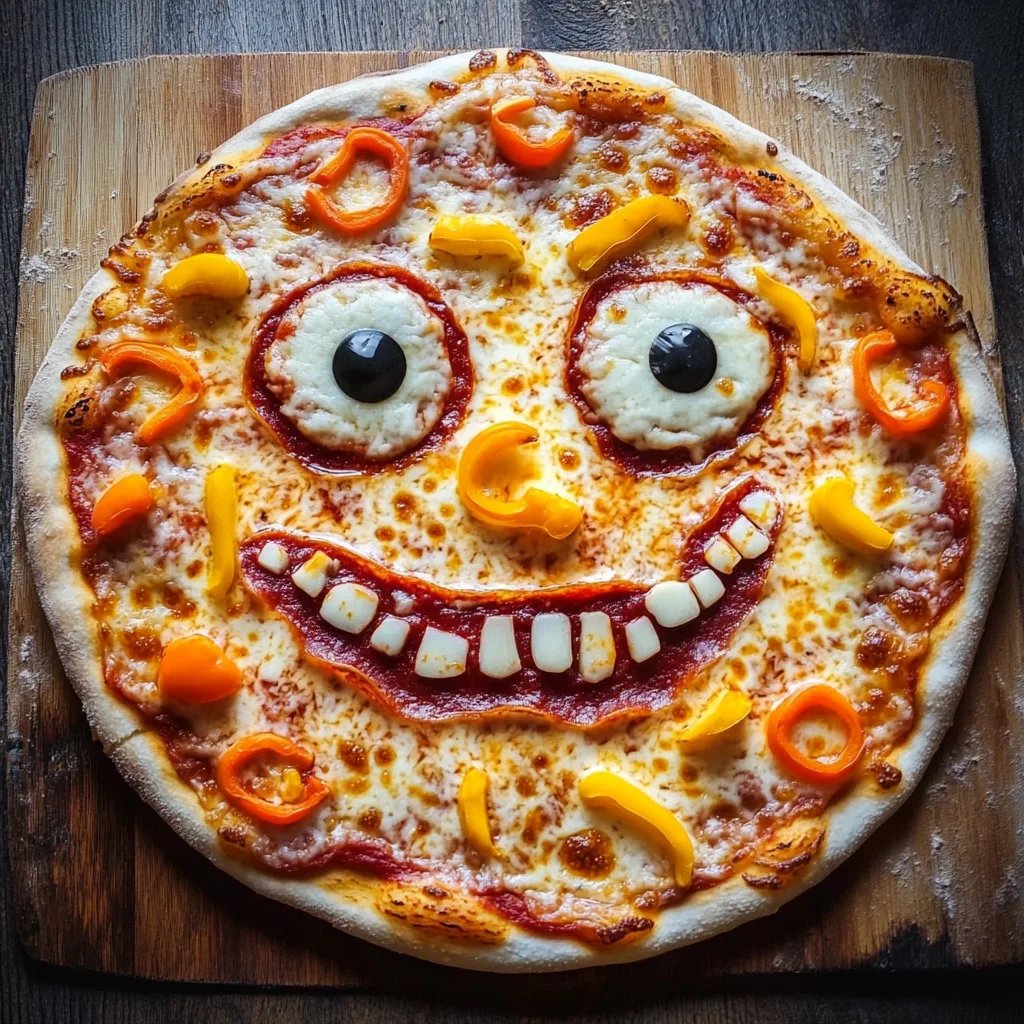 Monster Face Pizza: An Incredible Ultimate Recipe for 5 Family Members