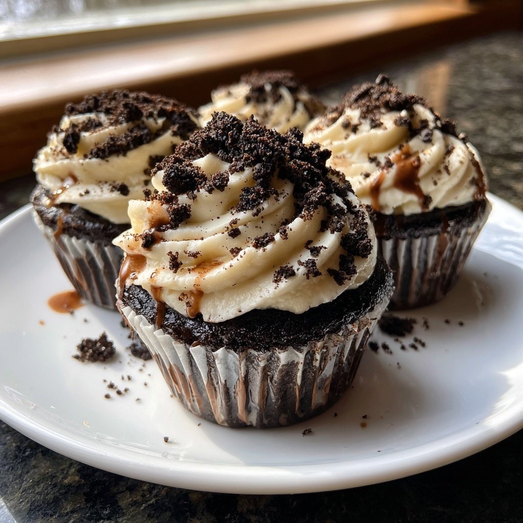 Oreo Cookie Cupcake Fun