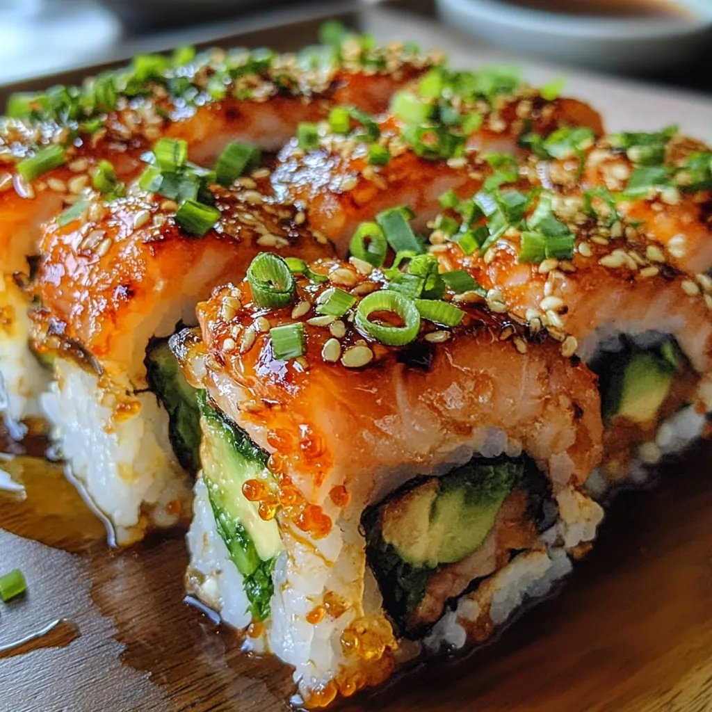 Spicy Salmon Sushi Bake