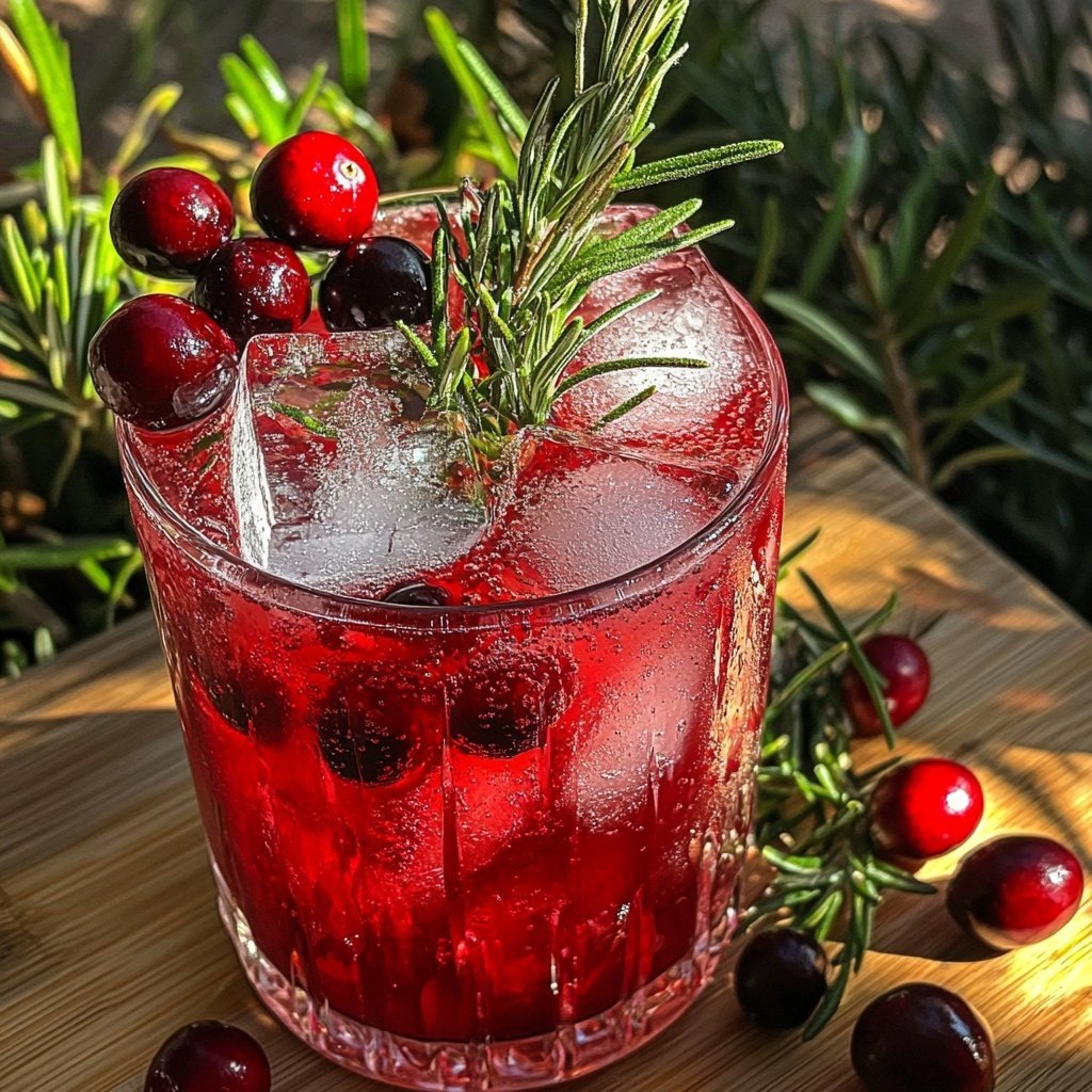Holiday Cocktail Spiced Cranberry Paloma