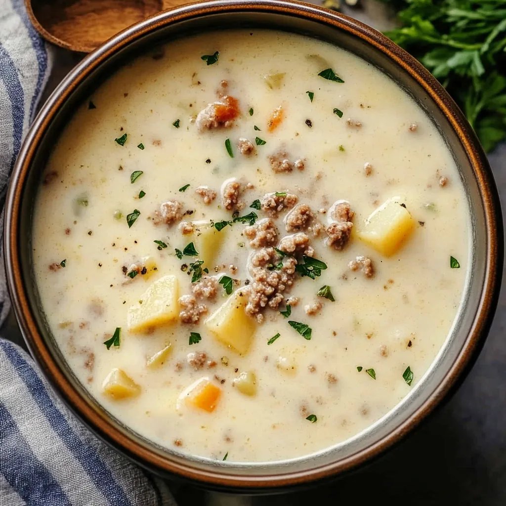 Creamy Sausage & Potato Soup
