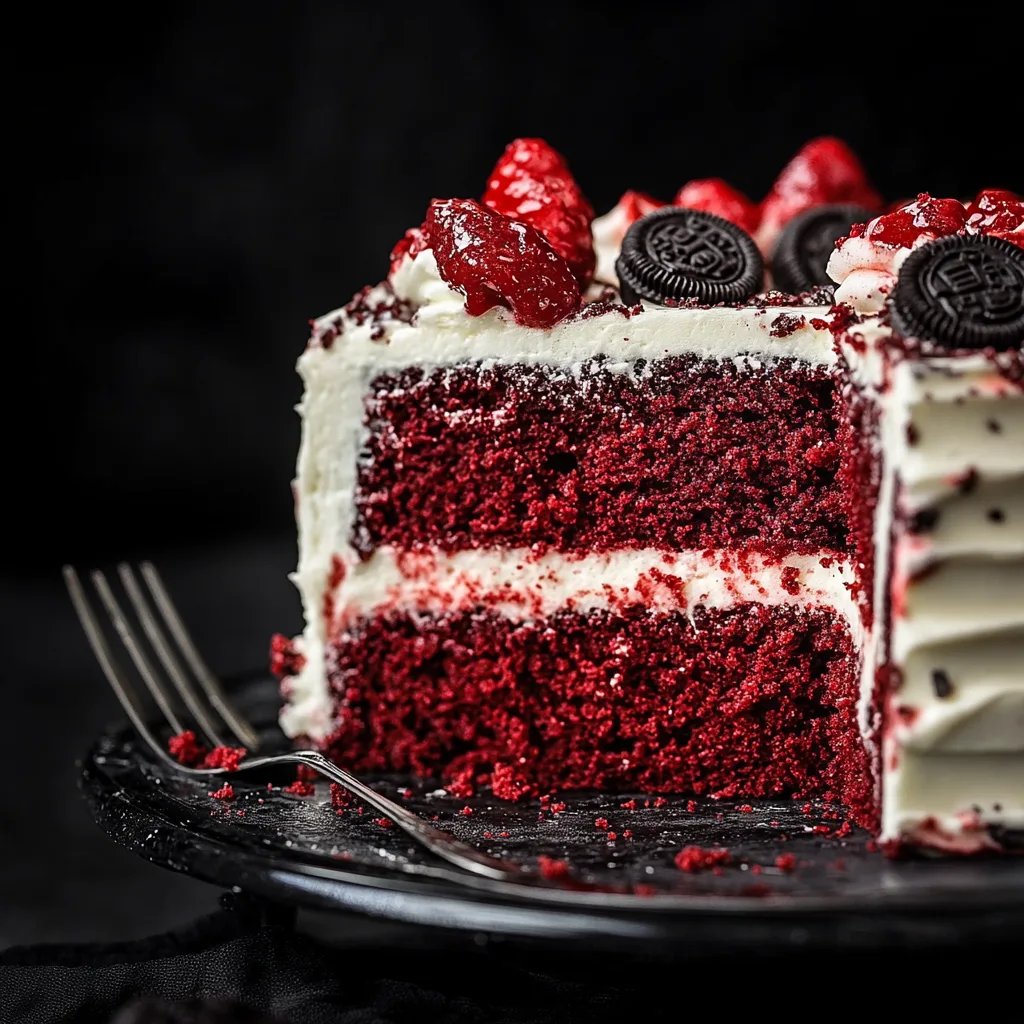 Oreo Red Velvet Cake