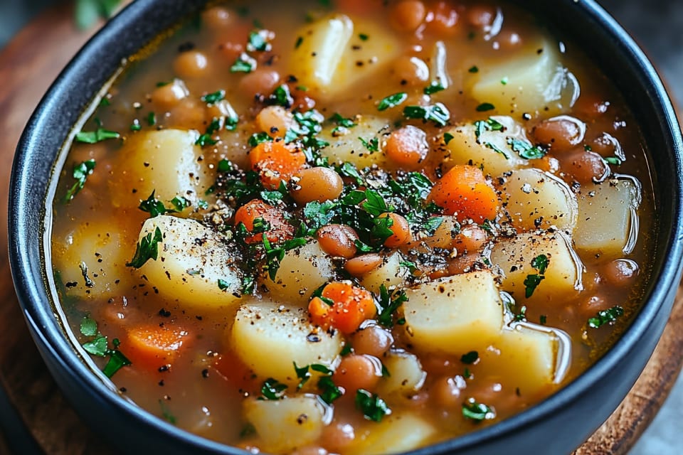 Hearty Lentil and Potato Soup: An Incredible Ultimate Delight