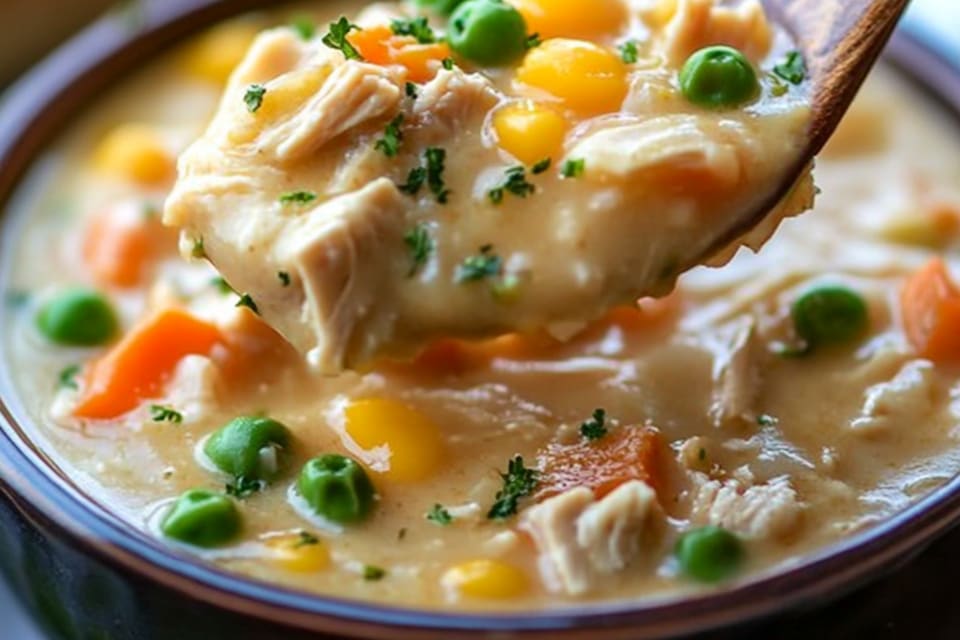 Chicken Pot Pie Soup: An Amazing Ultimate Comfort in a Bowl Recipe