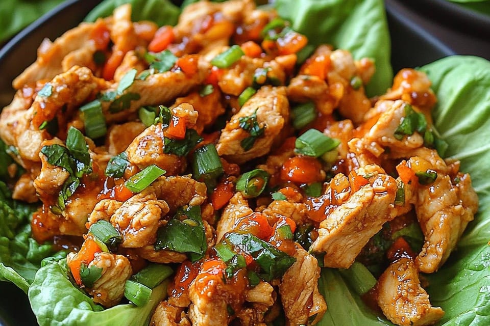 Thai Chicken Lettuce Wraps: An Amazing Ultimate Dinner Option