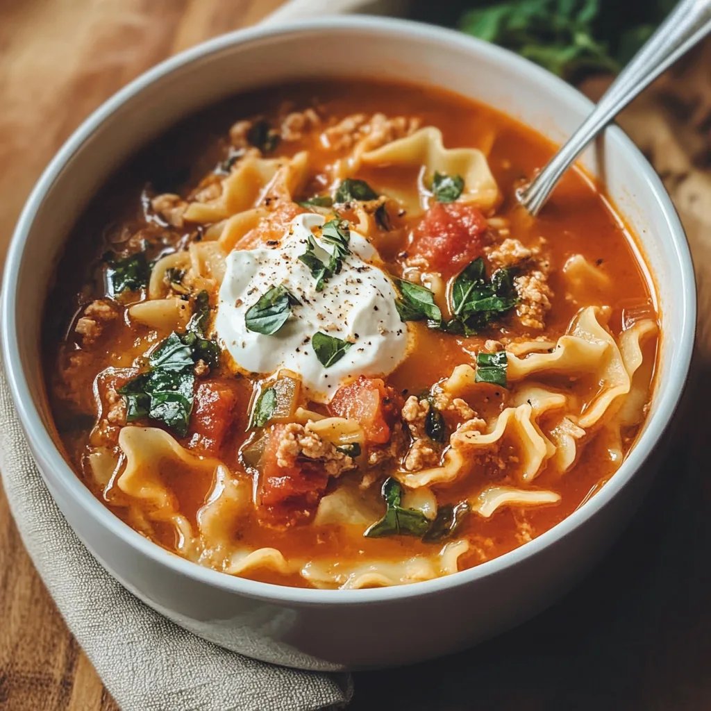 Gluten Free Lasagna Soup