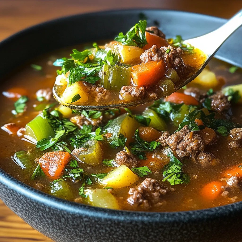 Ground Beef Vegetable Soup: An Incredible Ultimate Recipe