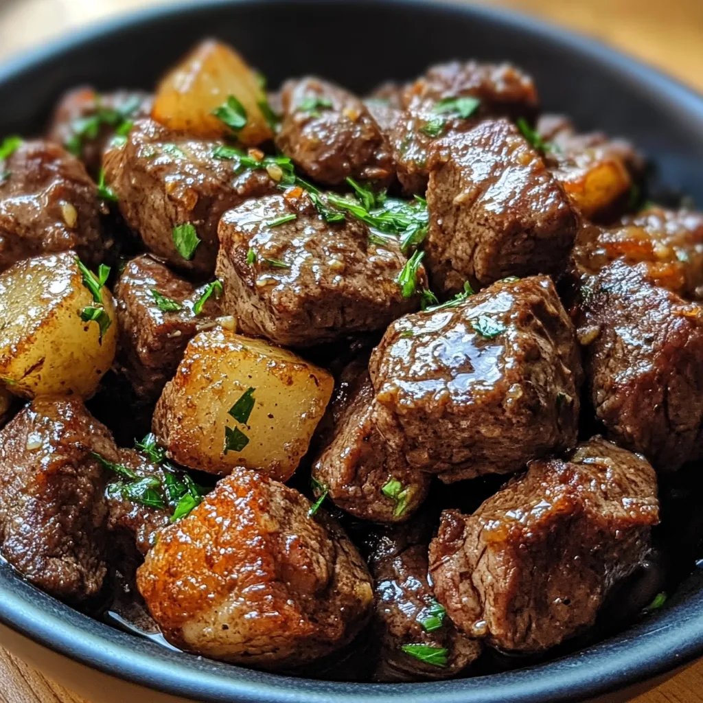 High Protein Slow Cooker Garlic Butter Beef Bites: An Incredible Ultimate Recipe