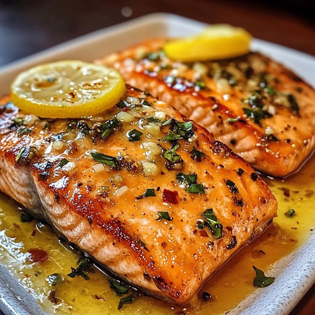 Garlic Butter Lemon Salmon