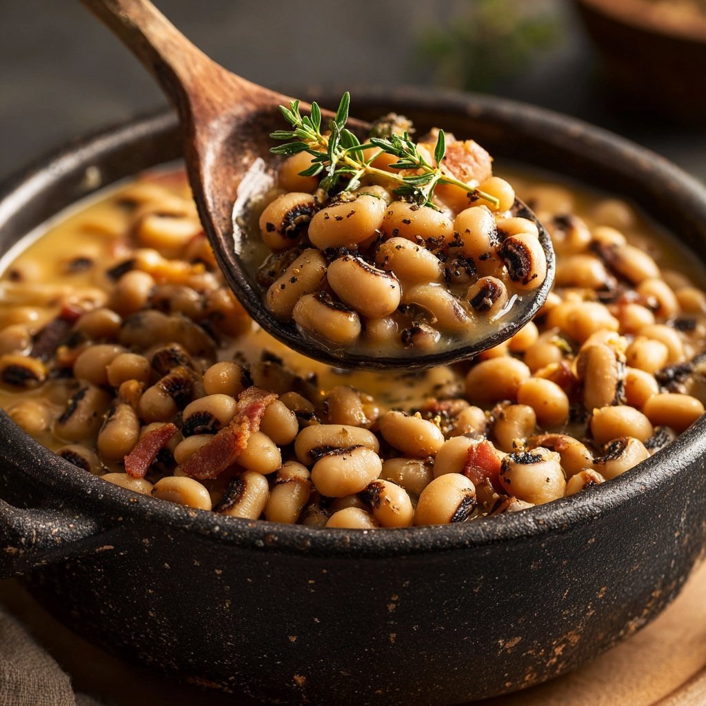 Creamy Southern Black Eyed Peas
