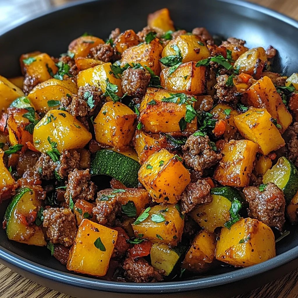 Ground Beef Zucchini Sweet Potato Skillet: An Incredible Ultimate One-Pan Recipe