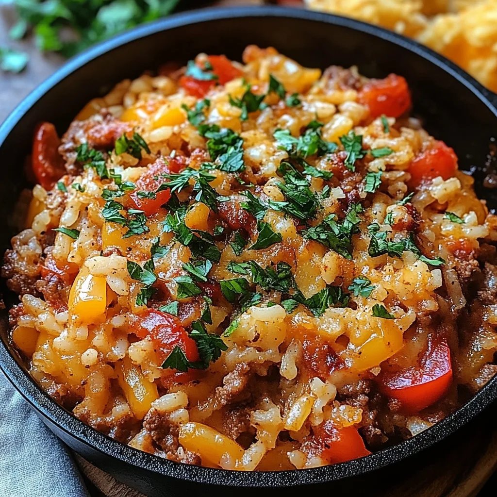 One Pot Unstuffed Pepper Skillet: An Incredible Ultimate Recipe for 30 Minutes