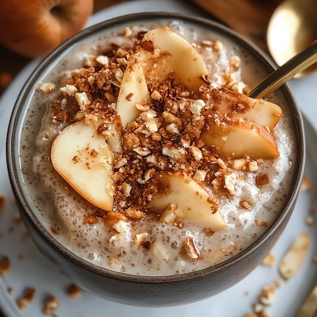 Apple Crumble Chia Pudding: An Amazing Ultimate Recipe