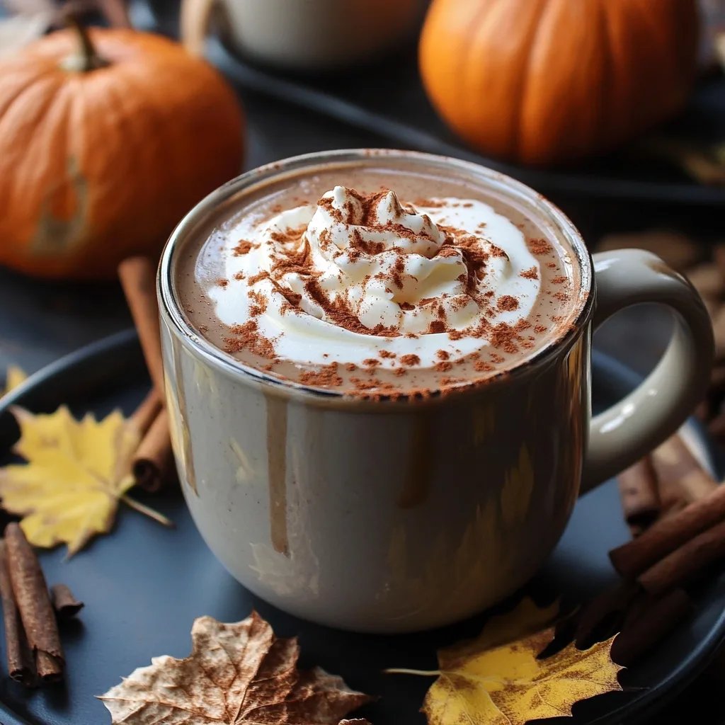 Maple Cinnamon Fall Hot Chocolate