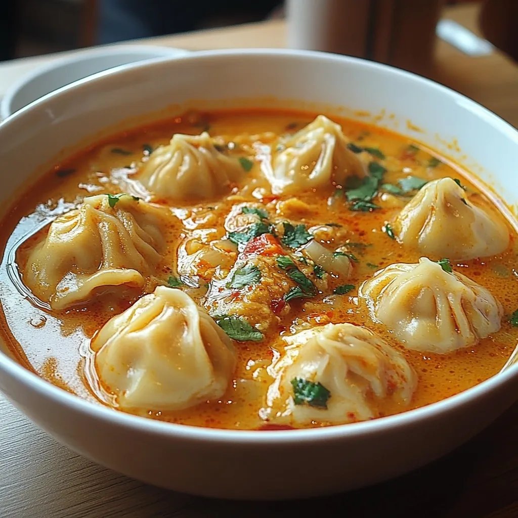 Thai Red Curry Dumpling Soup: An Amazing Ultimate Recipe