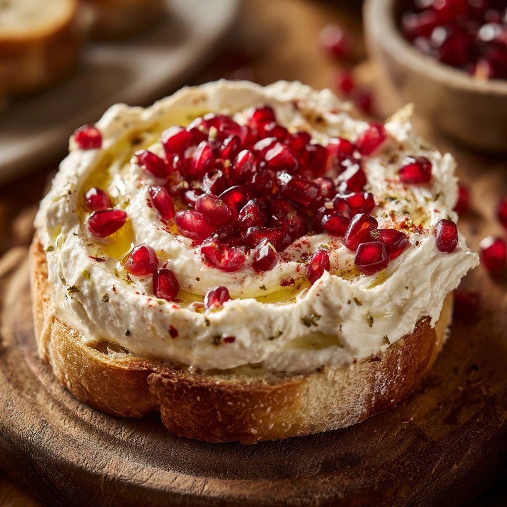 Whipped Feta and Pomegranate Dip