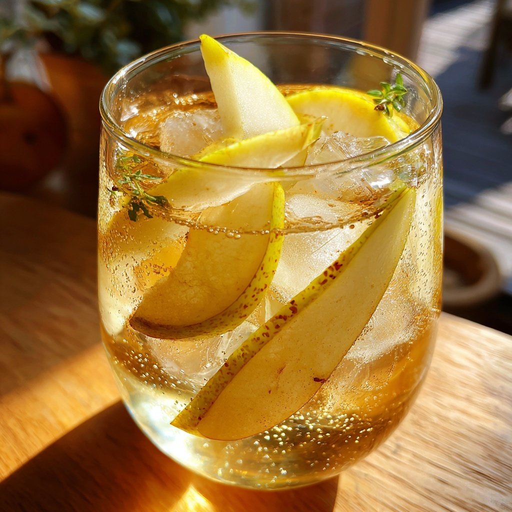 Pear Cardamom Cozy Cooler