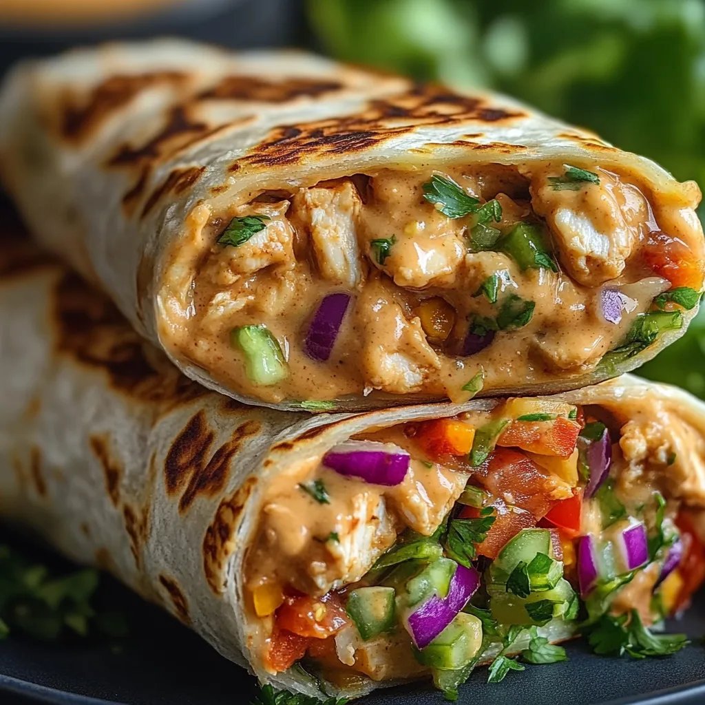 Thai Peanut Chicken Wraps: An Amazing Ultimate Recipe
