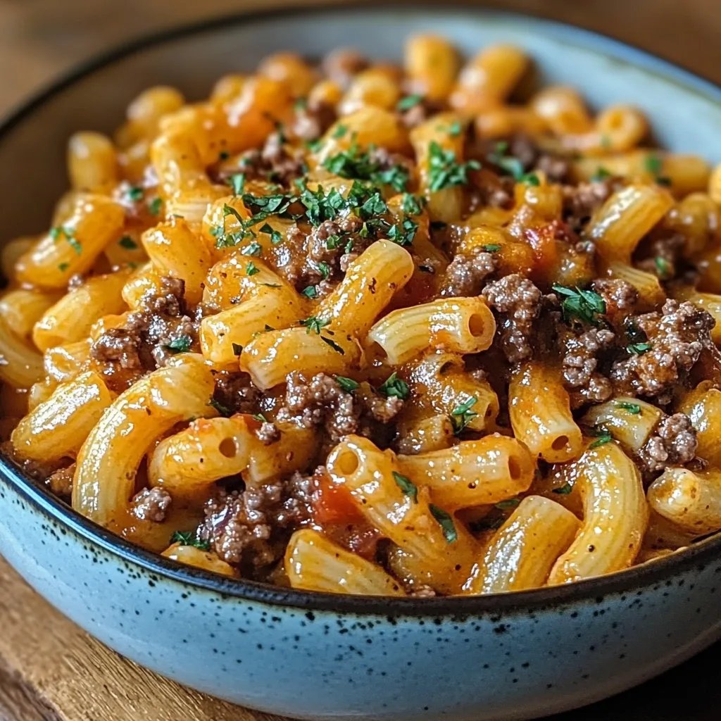 One-Pot Cheeseburger Macaroni: An Incredible Ultimate Recipe