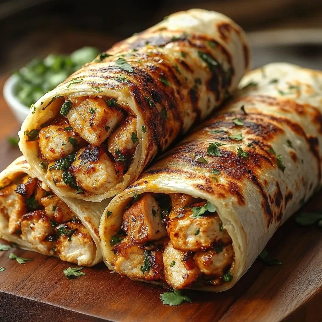 Garlic Chicken Wraps: An Amazing Ultimate Recipe