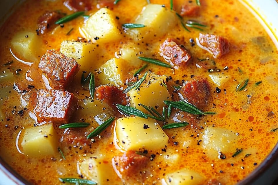 Spanish Potato Soup with Chorizo: An Incredible Ultimate Comfort Dish