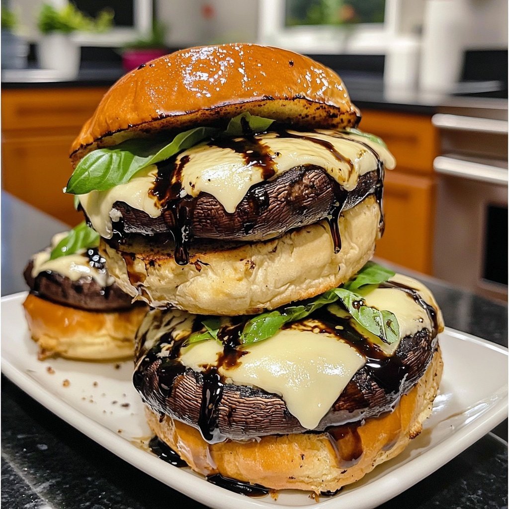 Balsamic Portobello Burgers