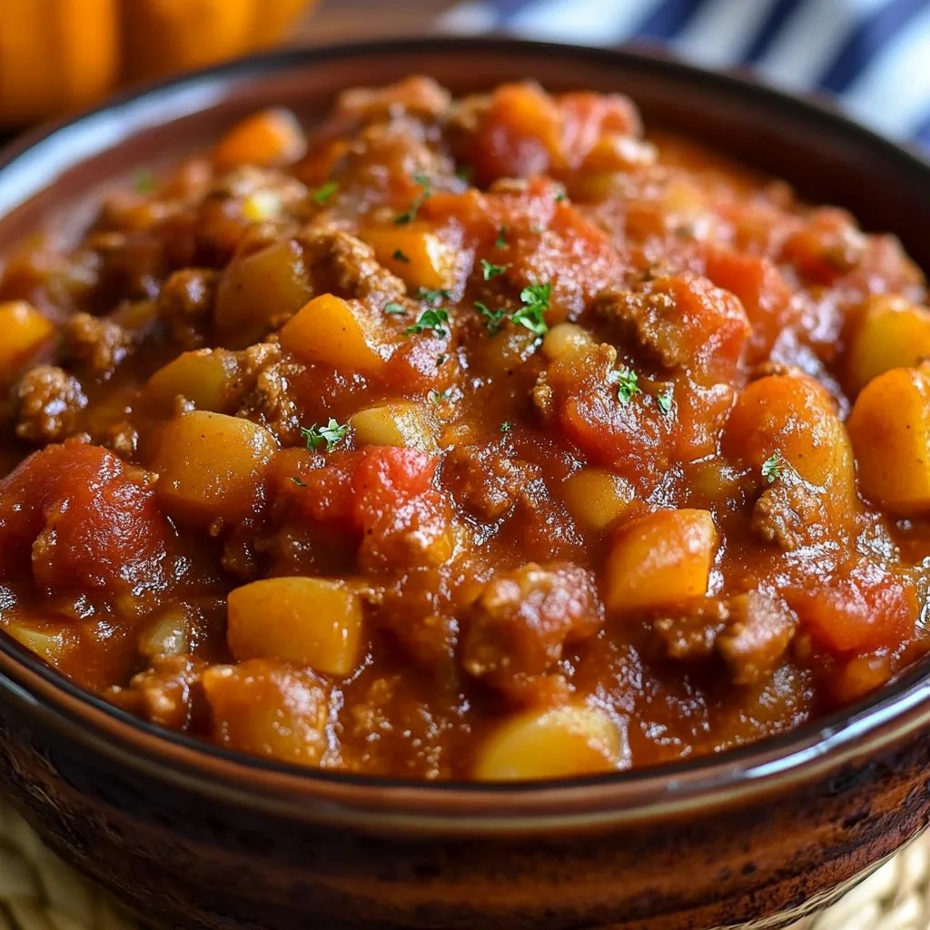 Spicy Pumpkin Chili