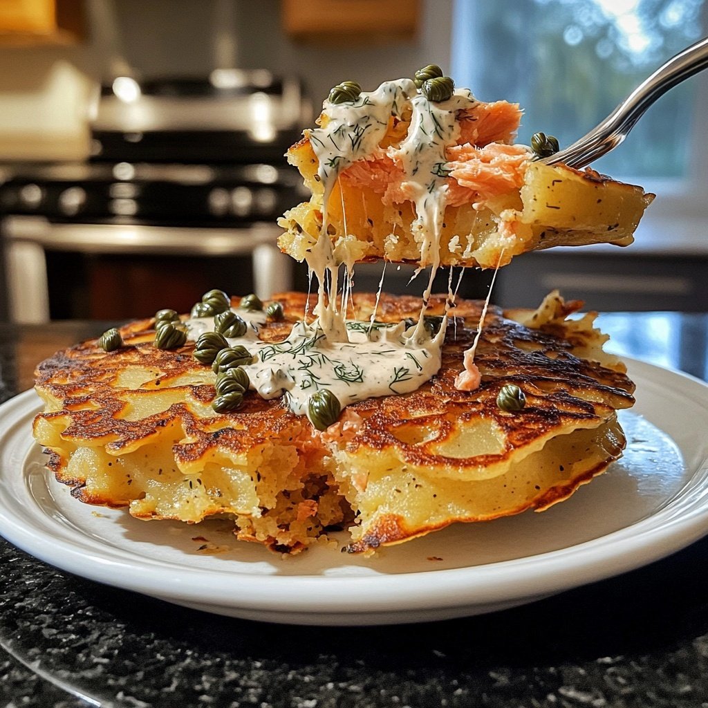 Smoked Salmon Potato Pancakes