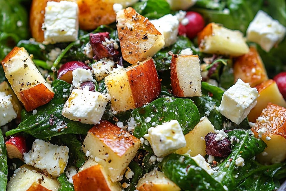 Apple Feta Spinach Salad: An Amazing Ultimate Recipe