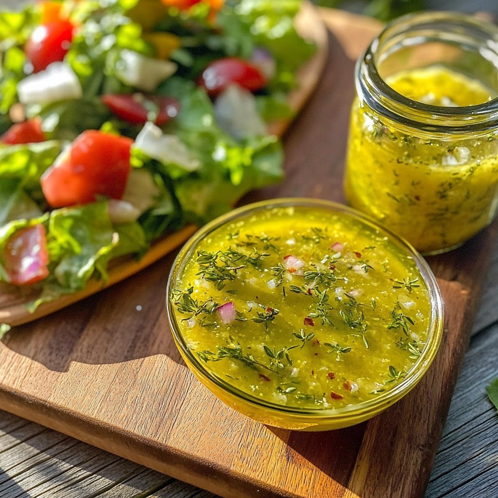 Meyer Lemon Honey Thyme Vinaigrette