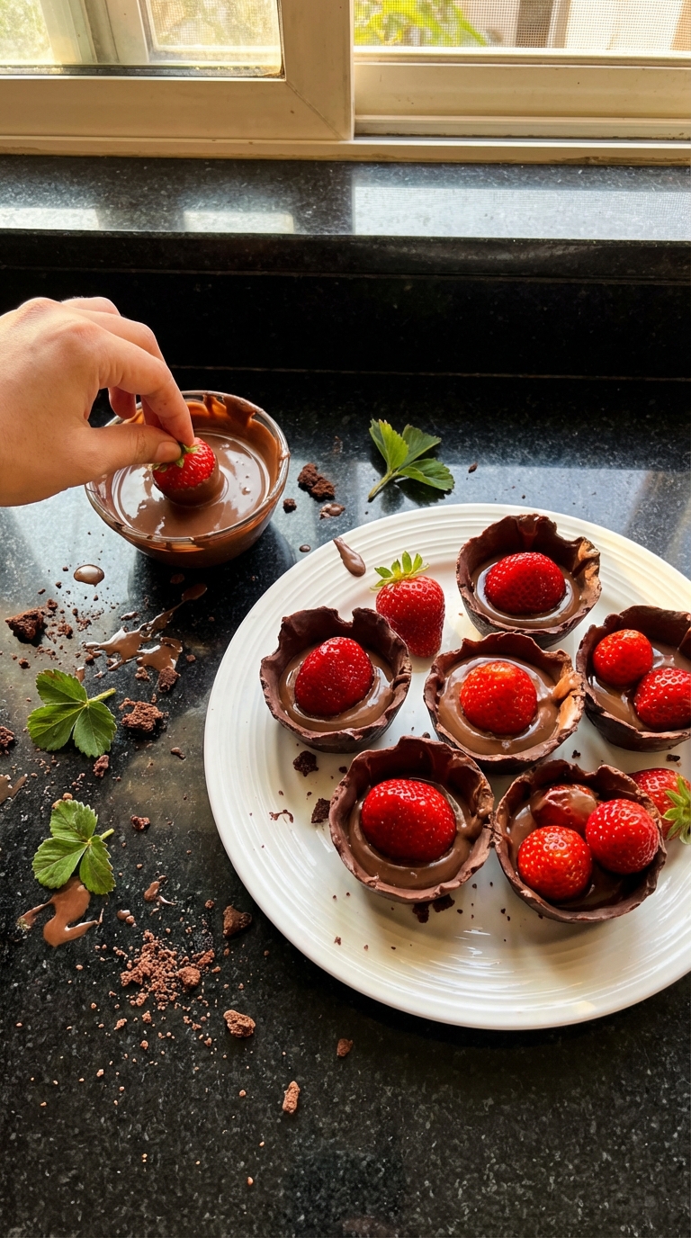 Chocolate Dreams Strawberry Cups