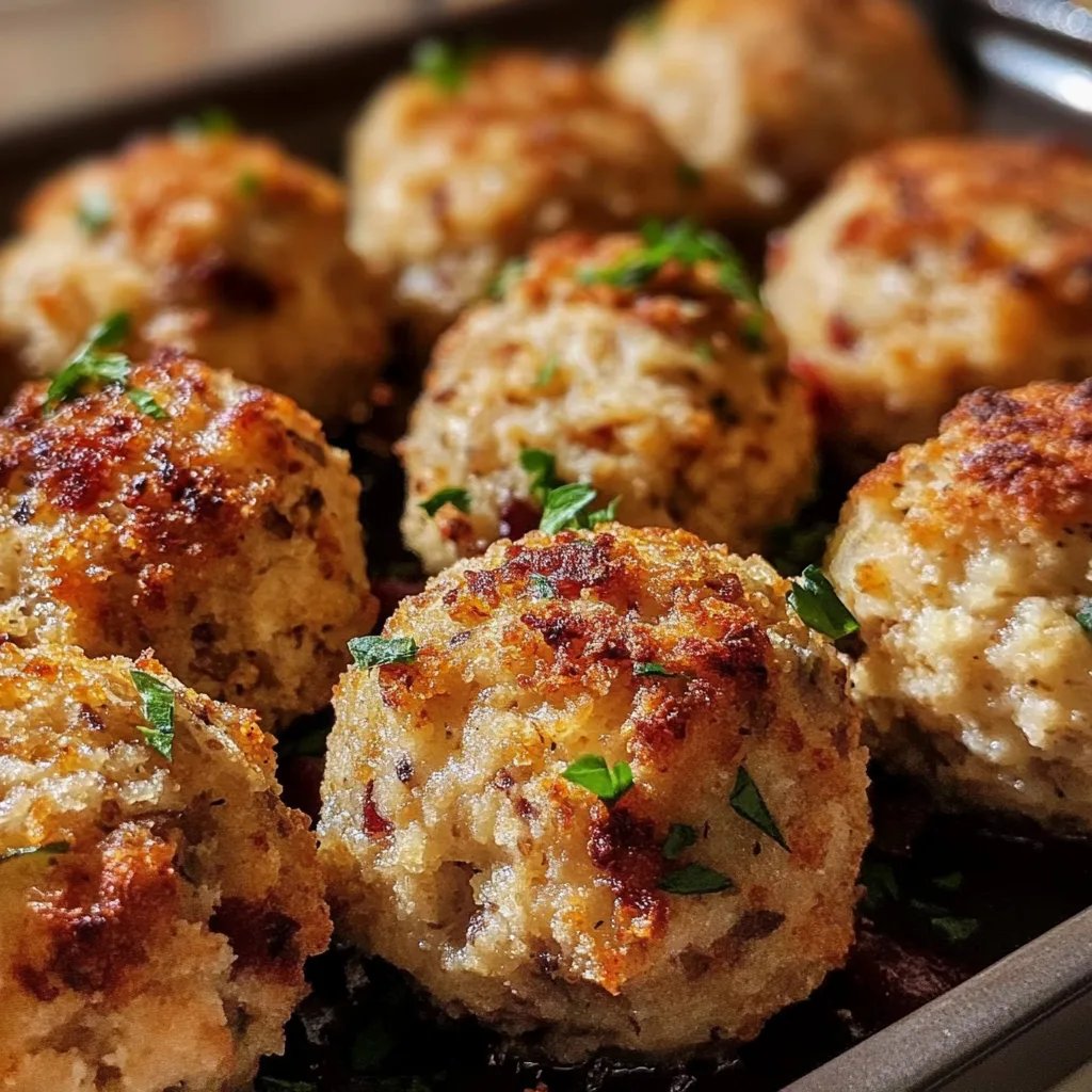 Thanksgiving Stuffing Balls