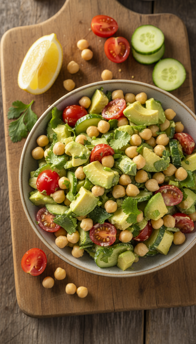 Chickpea and Avocado Salad