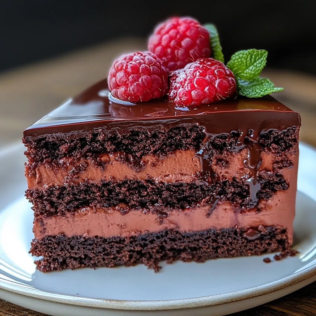 Dark Chocolate Raspberry Mousse Cake: An Incredible Ultimate Recipe