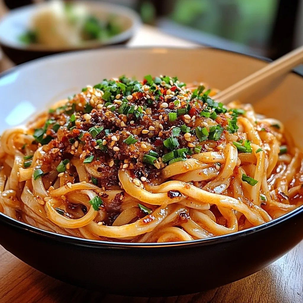 Spicy Szechuan Noodles w/ Garlic Chili: An Incredible 7-Step Recipe